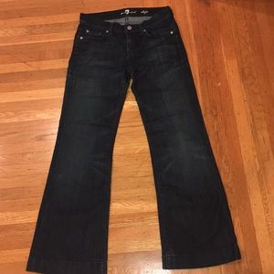 7 For All Mankind Dark Blue Women Jeans